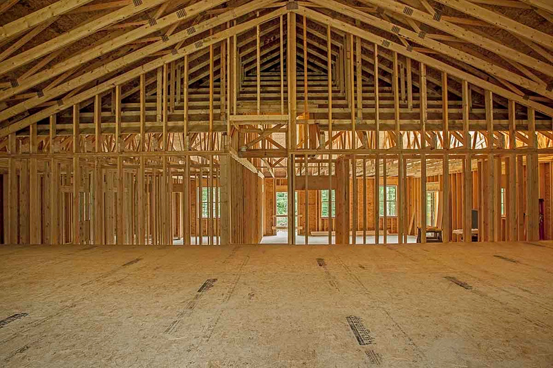 096 residential framing header banner