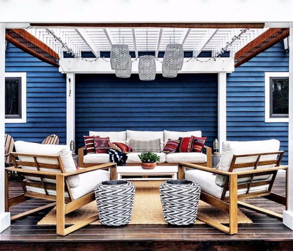 088 New Patio Blue Siding