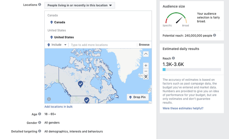 Target Precise Location Facebook Ads