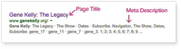 Meta Description Page Title