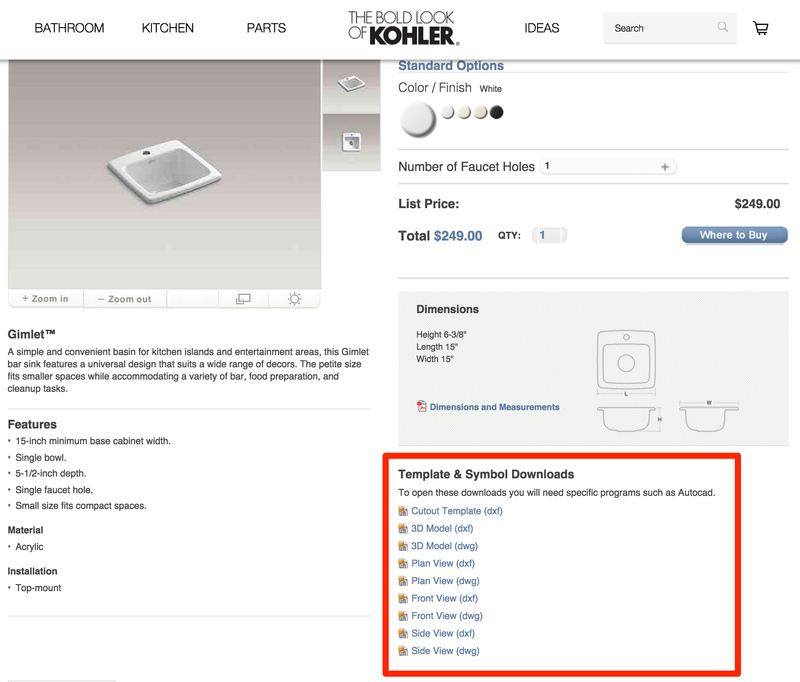 Kohler Digital Models For Architects