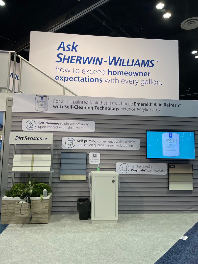 161 Sherwin Williams IBS 2022 Booth